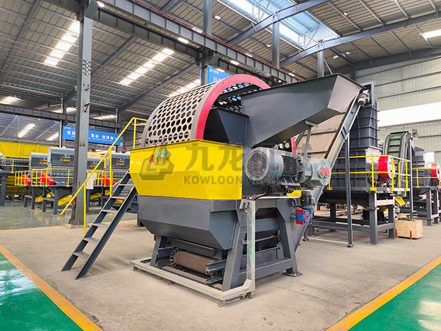 废旧轮胎处理设备针对废弃轮胎进行回收处理